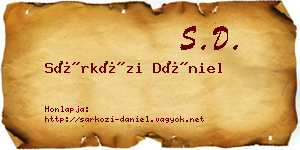 Sárközi Dániel névjegykártya